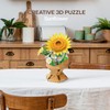 3d Puzzle Flower Sunflower | Diy | Bouquet Of Flowers