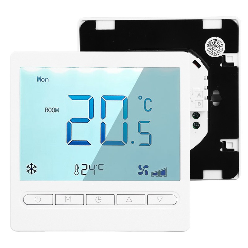 Programmable Thermostat High Accuracy Large Screen LCD Thermostat for Living