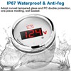 Linkstyle 12V 24V Voltmeter Gauge, Waterproof Volt Meter 12 Volt,