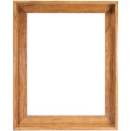 Floating Frame for 18x24 Inch Canvas Painting 1-1/4" Deep, (4 Color) Picture Art Wall Decor, Light Oak Frame