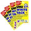 UHU White Tack - Sticky Reusable Adhesive Putty - Pack