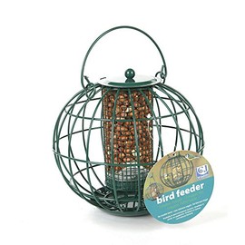 CJ Wildbird Foods Ltd London Globe Peanut Feeder 21cm, Transparent, VIT-25702