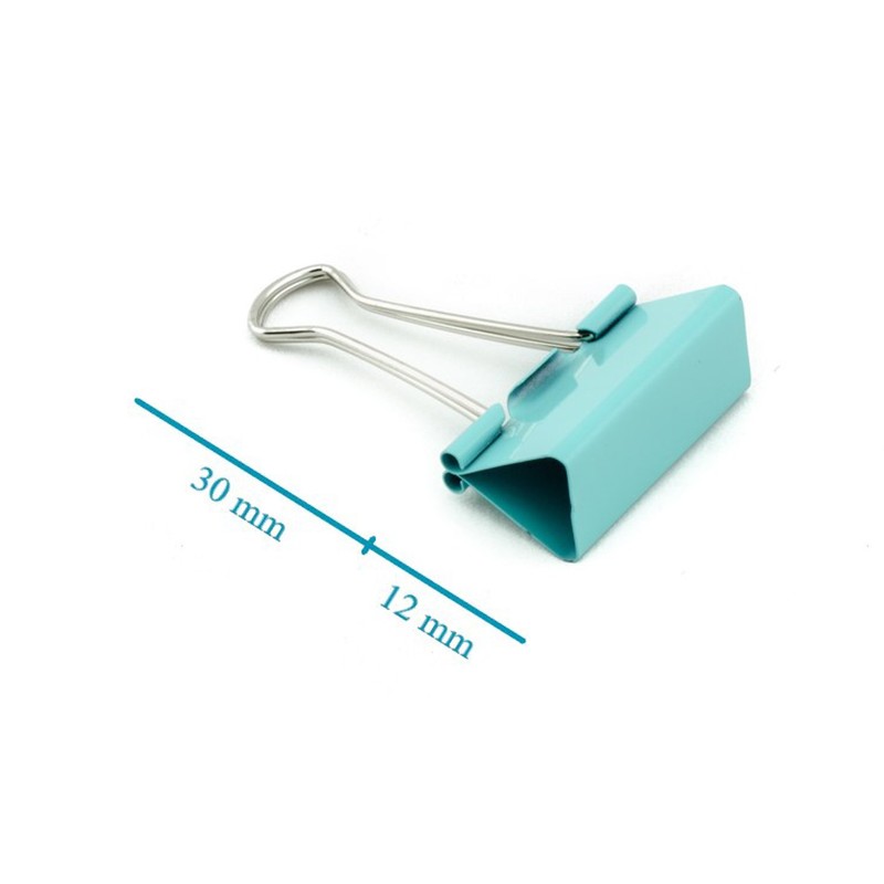 AKORD 25 mm Metal Binder Clip Clamp - Assorted Colours