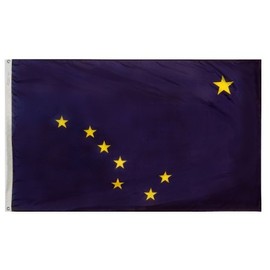 4x6' Alaska Nylon State Flag - All Weather, Durable, Outdoor Nylon Flag - All Star Flags