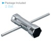 CoCud Double End Motorcycle Ignition Spark Plug Spanner 17-19mm with