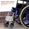 Beavorty Wheelchair Accessories Footrest Pedal Leg Rest Easy to Install