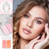 Blushers for Cheeks Make Up, Red Blusher Palette, Orange Powder