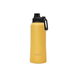 made by Fressko | Core Wide Mouth Insulated Stainless Steel Water Bottle-Canary | with Sip Lid | 34oz 1L |BPA-Free | Leak Proof Lid
