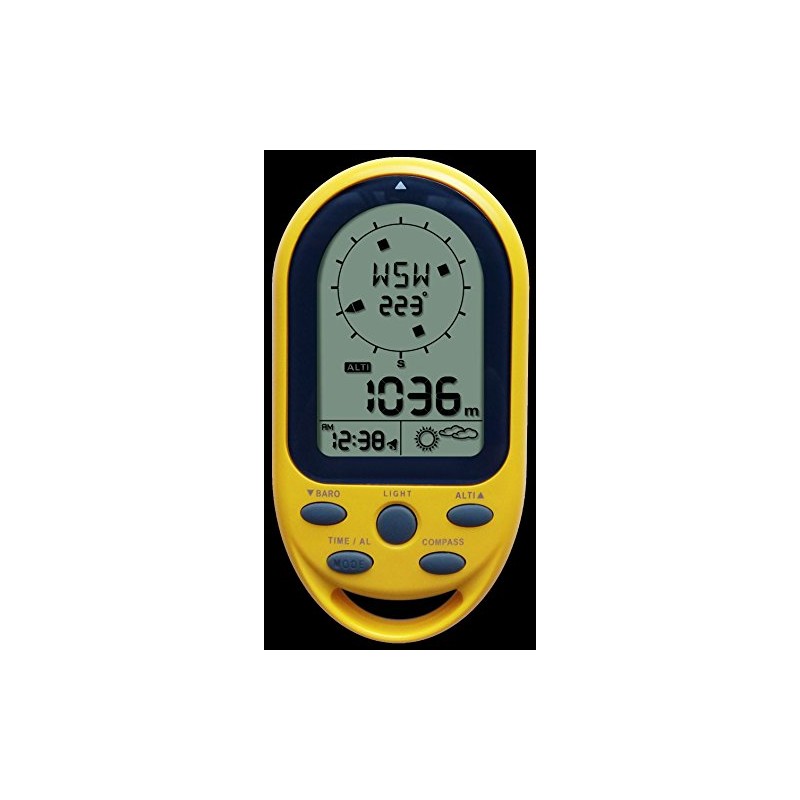 Technoline EA 3050 Compass with Altimeter, Barometric Pressure Display, Time,