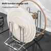 Cutting Board Holder Stainless Steel Wire Chopping Board Stand Cutting