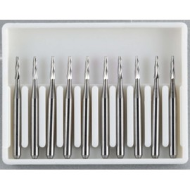 Windshield Repair Drill Bit Set 10 Pack with Collet - Carbide Tungsten Drill Bits for Glass Rock Chip and Crack Repair - Case for windshield drill bits included with set