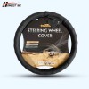 HOMBEST New Premium Black Genuine Leather Universal Fit Car Truck