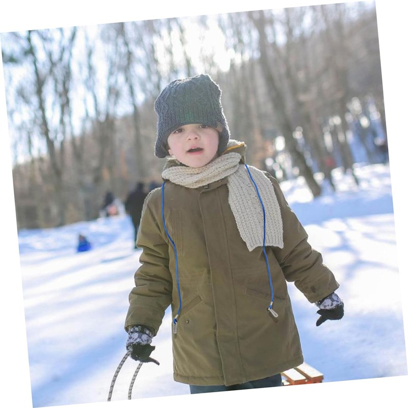 VICASKY 2pcs Glove Lanyard Portable Anti-Lost Mittens Holder Strap for