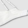 JAJU [JAJU] Women's Cotton Pointelle Bralette - White