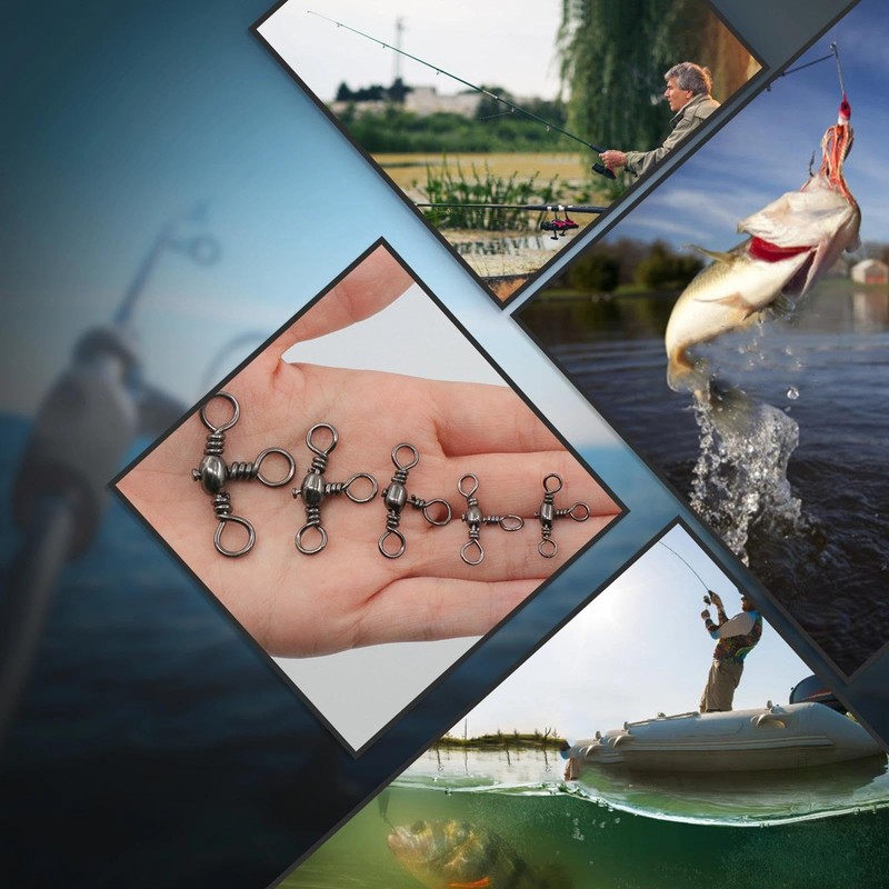9KM DWLIFE Triple Barbed Fishing Hooks 50pcs Triple Barbed Hooks