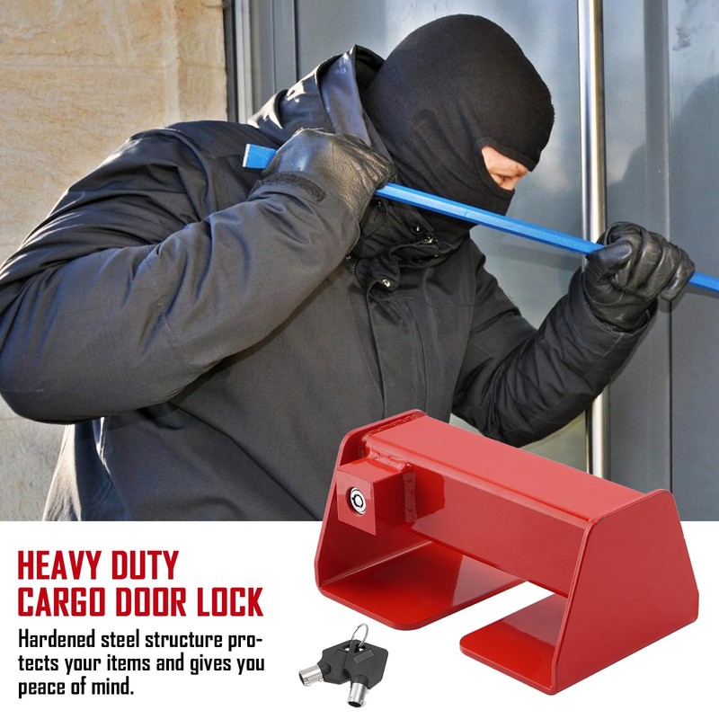 SPARKWHIZ Cargo Door Lock, Shipping Container Lock, Heavy Duty with