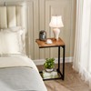 Ekisemio C Table for Sofa, C Shaped End Table with