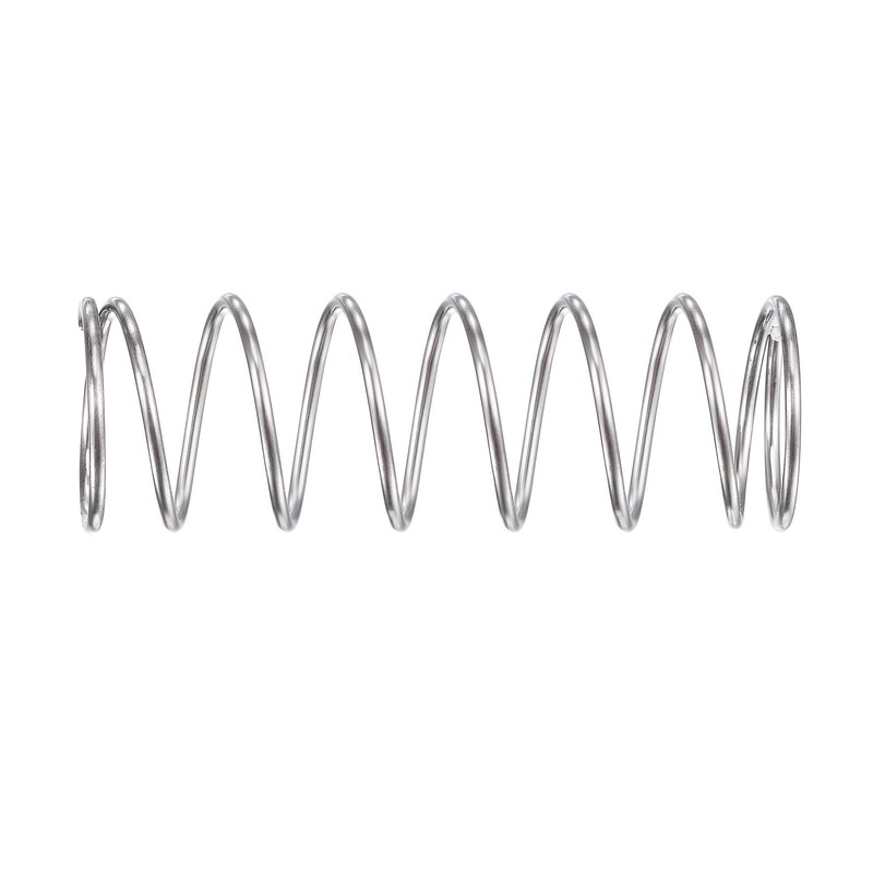 TA-VIGOR 5Pcs Compressed Spring, 10mm OD,0.7mm Wire Size,9mm Compressed Length,30mm