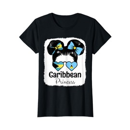 Caribbean Princess Roots Bahamas and St Lucia Mix Heritage T-Shirt