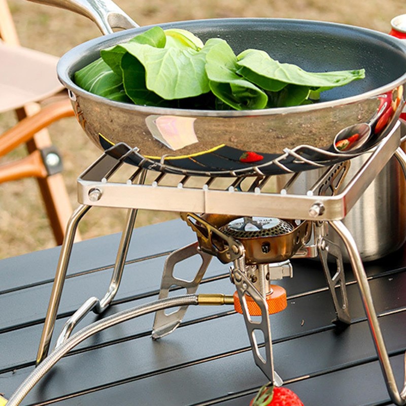 Folding Campfire Grill - Stainless Steel Firepit Grill Grate,Stainless Steel