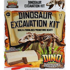 Large Dinosaur Excavation Kit - Dig Out Bones And Create A Dino Toy Model