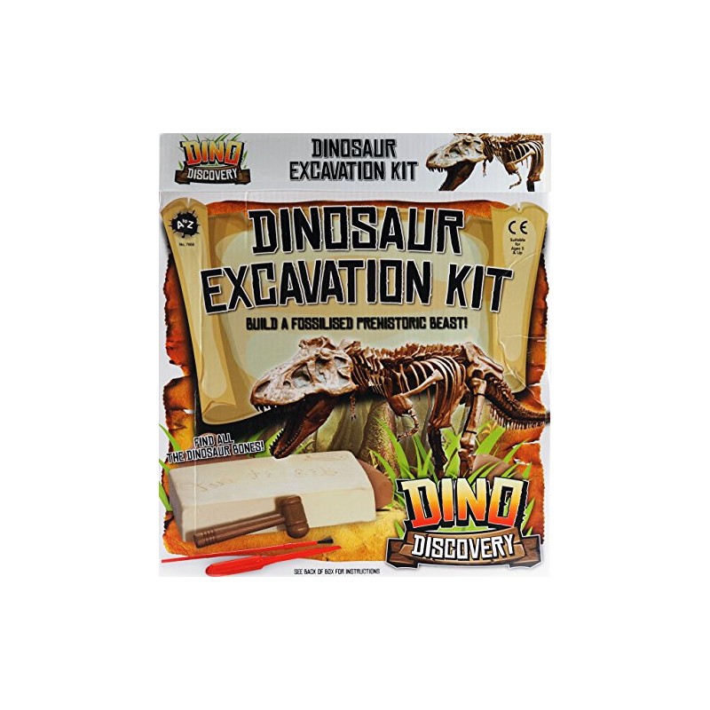 Large Dinosaur Excavation Kit - Dig Out Bones And Create