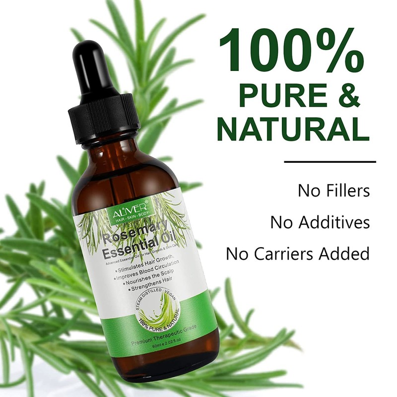 Pure Natural Rosemary Essential Oils - 2 pack, Hair Growth