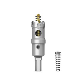 2022 Upgrade Heavy Duty Carbide Hole Saw,Metal Steel Hole Saw Drill Bit,TCT Hole Cutter-Alloy Hardness Upgrade, Life Upgrade,Use for Stainless Steel, mild Steel, Iron, Copper,etc (22mm|7/8")