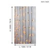 Star Trading Golden Warm White LED Light Curtain 1.3 x