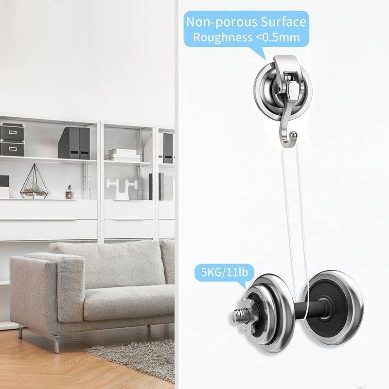Soap Dish for Shower, Suction Cup Soap Holder with 4