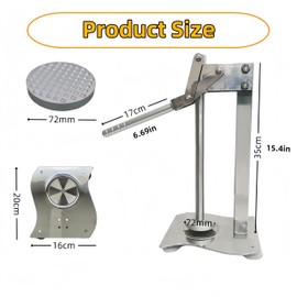 Lemonade stand Fruit Juicer Squeezer Stainless Steel Press Handled,Manual Juicer Press Lemon Lime Crusher Nut Grinder for Fruit or Nuts