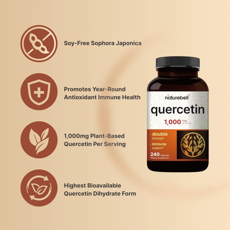 Quercetin Naturebell Quercetin 1000Mg Per Serving | 240 Capsules, Ultra