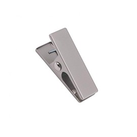 NAHANCO Fitting Clip BC12 Brushed Chrome Fitting Clip is Rubber Lined at The Pincher End for A Firm Hold. 2 3/8" Long (Pack of 12)