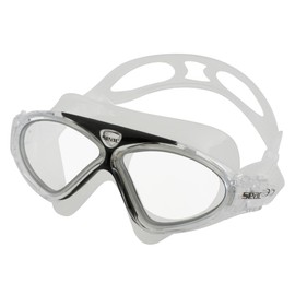 SEAC Unisex - Adult Vision HD Swimming Goggles for Swimming Pool and Sea, Black/Clear, Standard