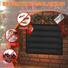 Magnetic Fireplace Blocker Blanket Fireplace Cover Fireplace Draft Blanket with