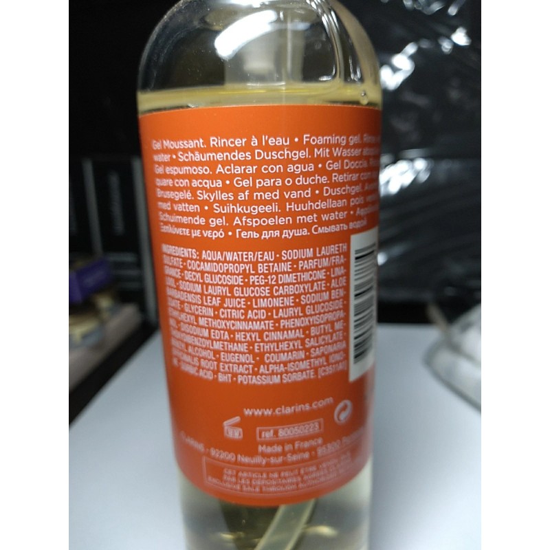 Gel espumoso Clarins TONIC CITRUS, 10 FL OZ / 300