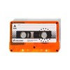 bPr BEAMS Mobile Case Cover Cassette Tape Bluetooth Speaker, ORANGE_SKELETON