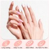 BUTBU Nail Tips, 288PCS Medium Almond False Nails, Press on