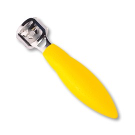 CREDO Callus Safety Slicer Pop Art Chrome-Plated Yellow