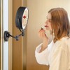 GURUN 8.5" Plug-in Magnifying Makeup Mirror with 3 Tones LED