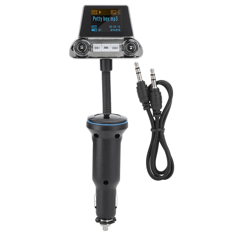 BT14 Bluetooth 5.0 FM Transmitter QC3.0 USB Charger OneKey Handsfree