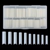 Pack of 500 C-Curve Nail Tips, Extra Long Artificial Nails,