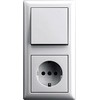 Gira Series Standard 55 European Plug Sockets Full Sets, Pure