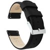 BARTON WATCH BANDS Quick Release Top Grain Leather Watch Band