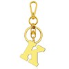 Initial Letter Keyring Initial K Key Ring for Purse Handbags