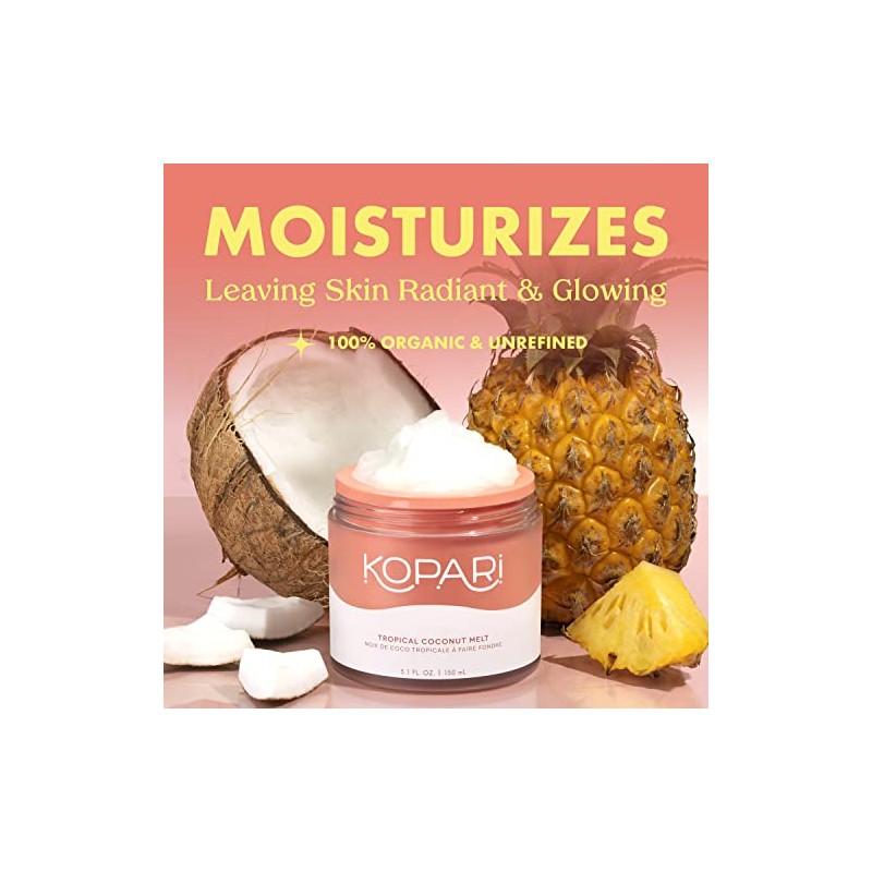 Kopari- Crema hidratante multiusos Organic Tropical Coconut Melt, 100 aceite