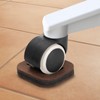Pumtus 20 Pack Felt Furniture Cups, Anti-Sliding Bottom Caster Pads,