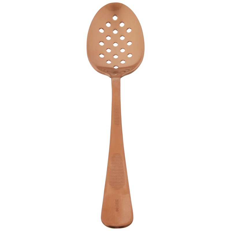 Mercer Culinary 18-8 Stainless Steel Plating Spoon, 7-7/8 Inch, Rose