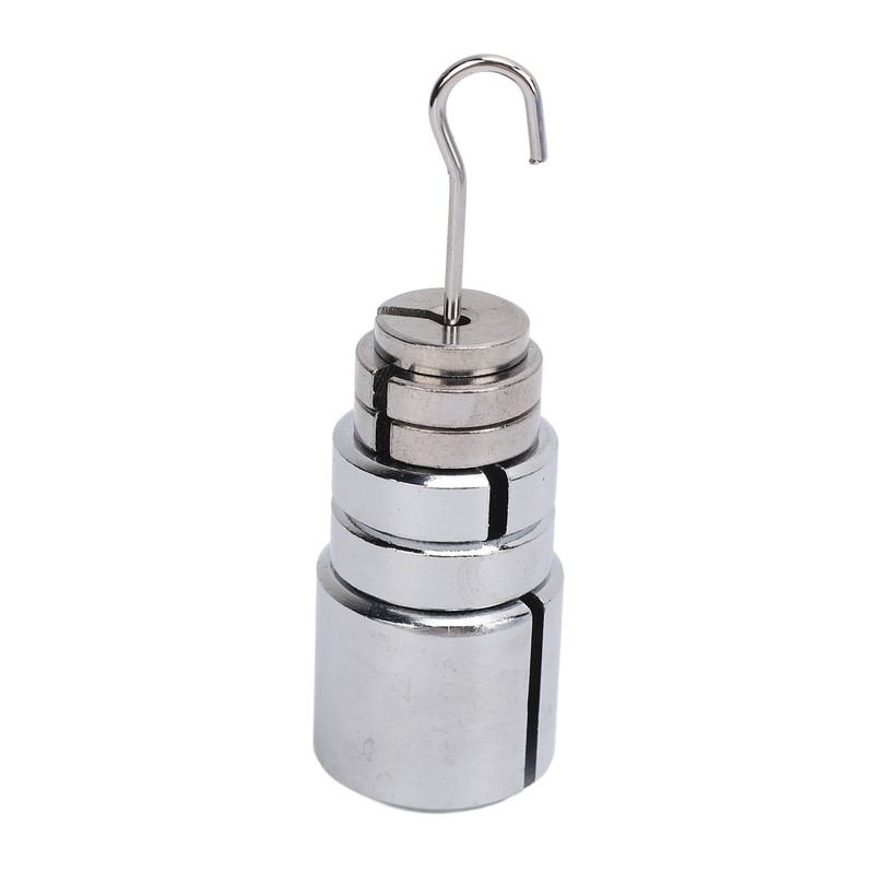 Lab Slotted Mass Set Chrome Plated Steel Accurate 200g 50g