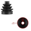 Caltric 2 Front Axle Inner Outer CV Boot Kit for